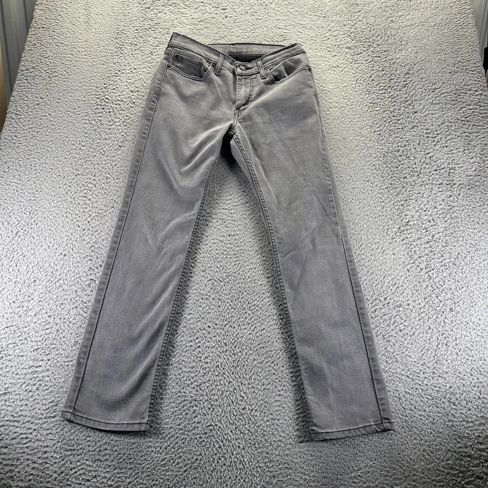Levi's 511 Jeans Men's 29x30 Gray‎ Cotton Denim Straight Leg Workwear Light Wash